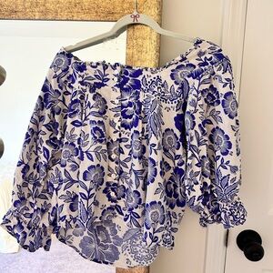 Rachel Zoe floral top